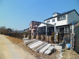 아산소재 전원주택 테라창살04-11 1.2용 +출입4쪽문 6m+외문 블랙