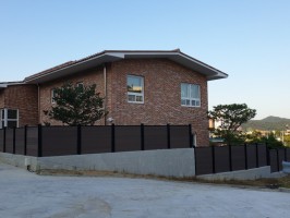 아산 도고  신축 고급전원주택 테라합성목재 W4000앙카+테리젠04-01 앙카특수품 기둥100각 사용