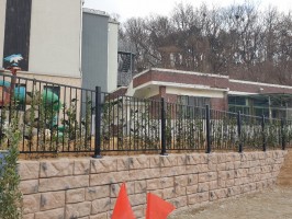 용인 기흥구 어린이집휀스 테라기본형 (높이1.4, 1.2용, 블랙)