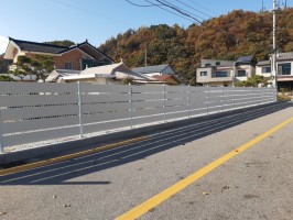 평창 전원주택휀스 일반메쉬휀스 + 메쉬가림판 (백색, 높이1.5용, 기초+앙카용)