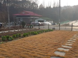 경북성주 대가면 신축 전원주택 테라창살04-11 기초매립형+외문 1200용 블랙
